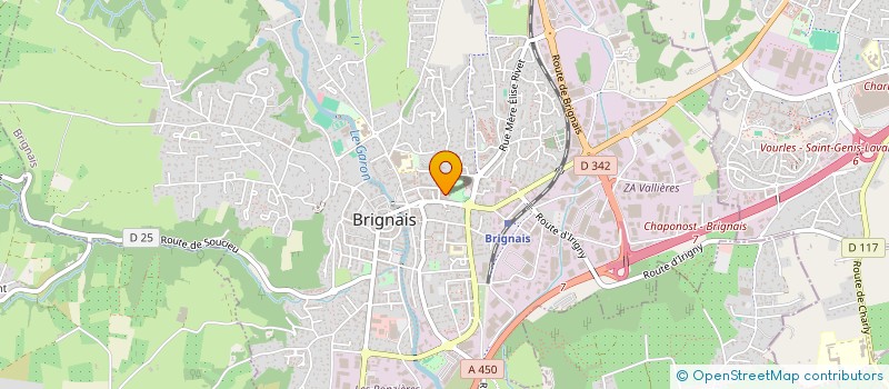 localisation de l'entreprise ASSOCIATION SPORTIVE POUR LES MORDUS DE RUNNING  BRIGNAIS