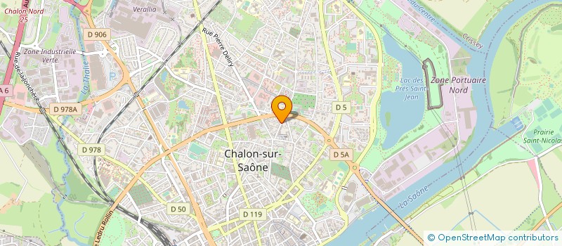 localisation de l'entreprise ASSOCIATION SPORTIVE RACING CLUB CHALONNAIS. à CHALON-SUR-SAONE