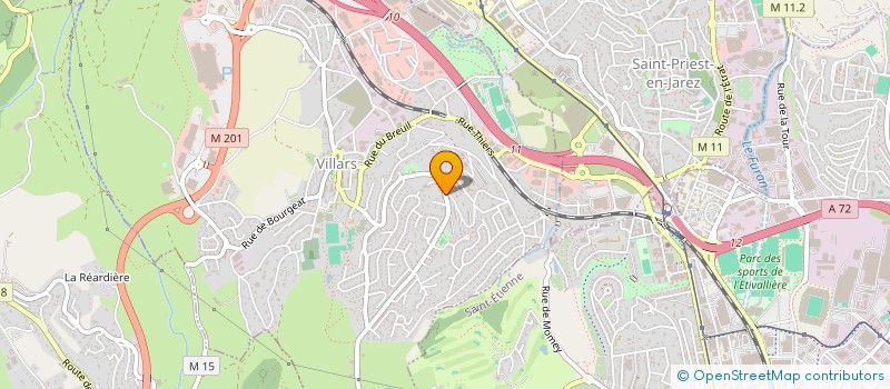 localisation de l'entreprise ASSOCIATION SPORTIVE RAVON PRIMAIRE  VILLARS