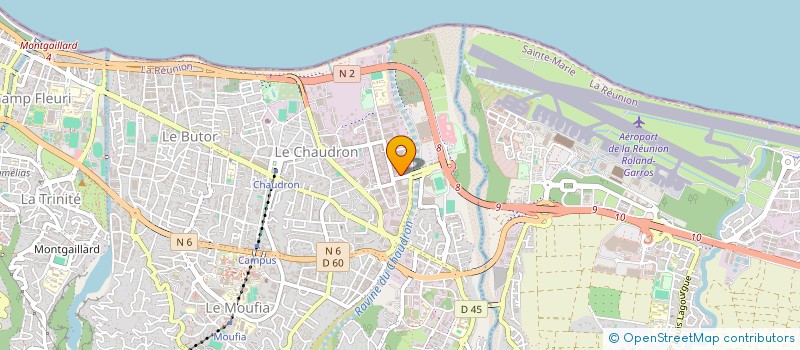 localisation de l'entreprise ASSOCIATION SPORTIVE REUNION DE MUAY THAI BORAN ET DISCIPLINES ASSOCIEES  SAINT-DENIS