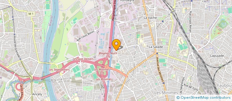 localisation de l'entreprise ASSOCIATION SPORTIVE RIVES DICOSTANZO INDUSTRIE à TOULOUSE