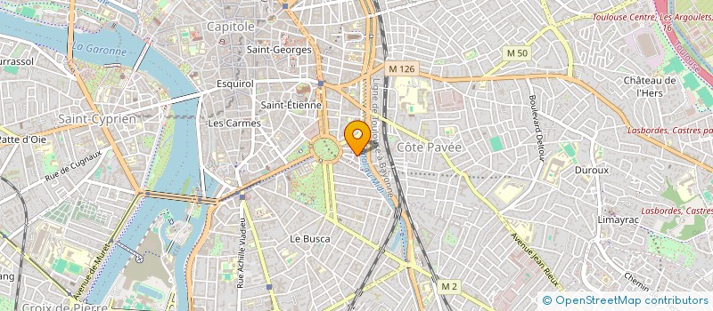 localisation de l'entreprise ASSOCIATION SPORTIVE RUGBY LOISIRS LES BRUNZINAIRES  TOULOUSE