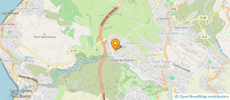 localisation de l'entreprise ASSOCIATION SPORTIVE RUN TOUCH  SAINT-PAUL