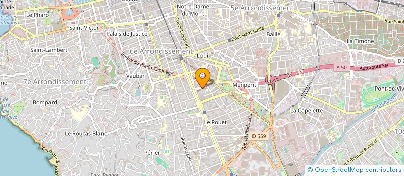 localisation de l'entreprise ASSOCIATION SPORTIVE SAINT ADRIEN à MARSEILLE