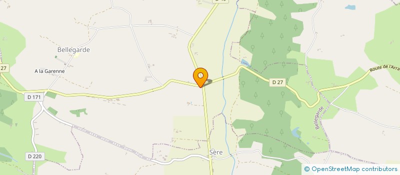 localisation de l'entreprise ASSOCIATION SPORTIVE SAINT CHRISTOPHE  MASSEUBE