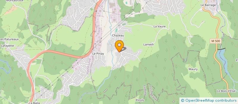 localisation de l'entreprise ASSOCIATION SPORTIVE SAINT FERREOL GAMPILLE  FIRMINY