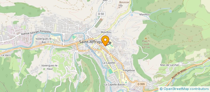 localisation de l'entreprise ASSOCIATION SPORTIVE SAINT GABRIEL  SAINT-AFFRIQUE