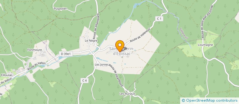 localisation de l'entreprise ASSOCIATION SPORTIVE SAINT GERMAIN-CHANTERAC  SAINT-GERMAIN-DU-SALEMBRE