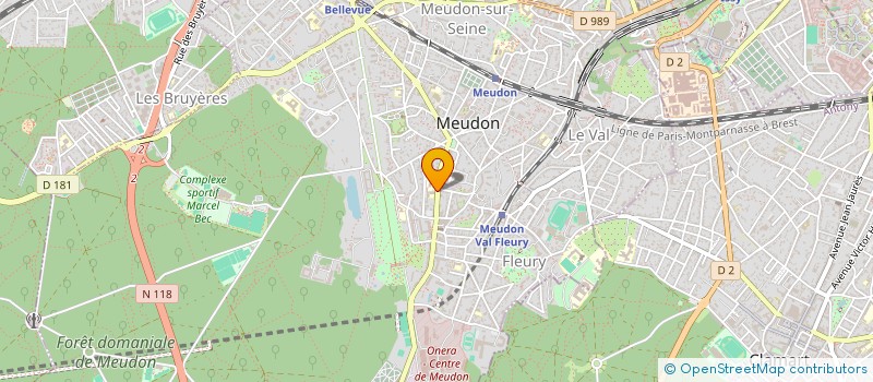 localisation de l'entreprise ASSOCIATION SPORTIVE SAINT JOSEPH à MEUDON