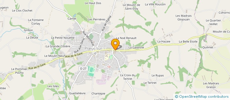 localisation de l'entreprise ASSOCIATION SPORTIVE SAINT-JOSEPH DE PLOUGUENAST  PLOUGUENAST-LANGAST