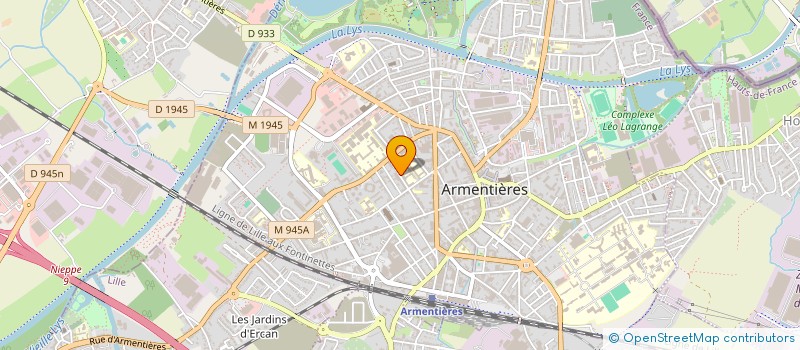 localisation de l'entreprise ASSOCIATION SPORTIVE SAINT-JUDE à ARMENTIERES