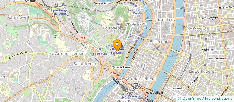 localisation de l'entreprise ASSOCIATION SPORTIVE SAINT JUST à LYON