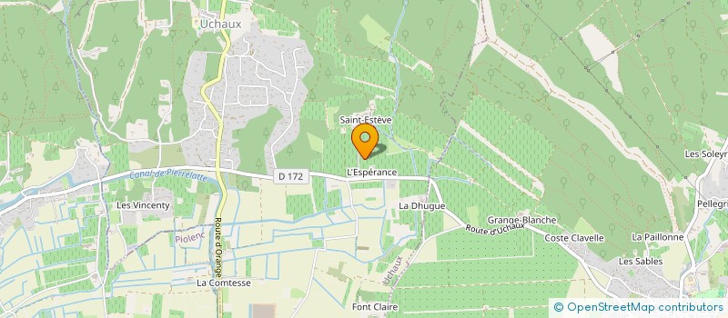 localisation de l'entreprise ASSOCIATION SPORTIVE SAINT LOUIS ORANGE  ORANGE