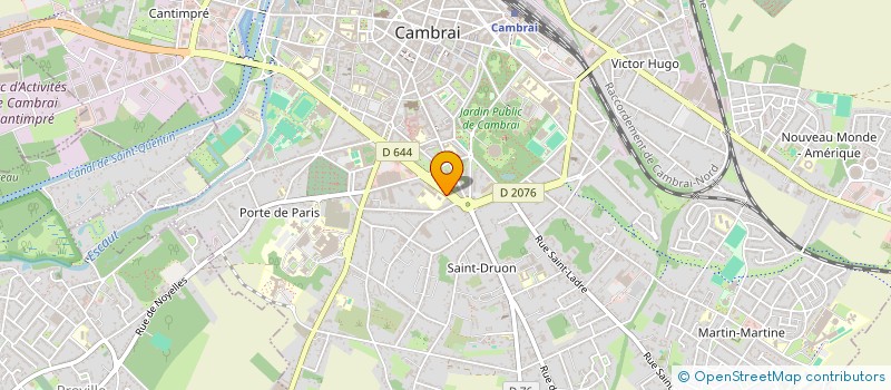 localisation de l'entreprise ASSOCIATION SPORTIVE SAINT LUC- JEANNE D'ARC  CAMBRAI