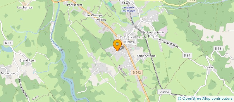 localisation de l'entreprise ASSOCIATION SPORTIVE SAINT-MEDARD-LA-ROCHETTE à LAVAVEIX-LES-MINES