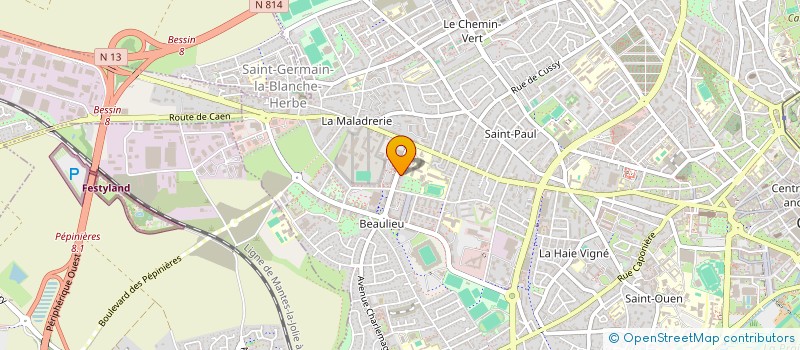 localisation de l'entreprise ASSOCIATION SPORTIVE SAINT PAUL CAEN à CAEN