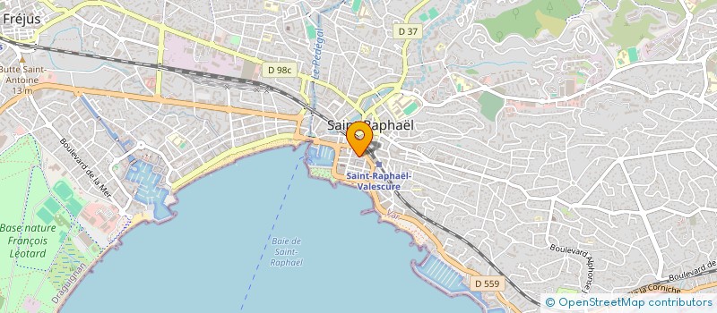 localisation de l'entreprise ASSOCIATION SPORTIVE SAINT RAPHAEL à SAINT-RAPHAEL