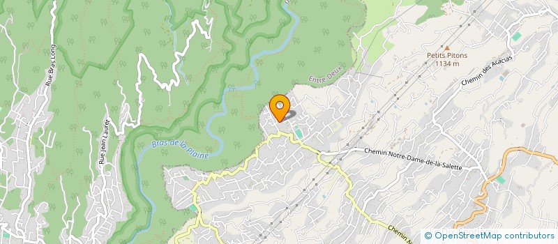 localisation de l'entreprise ASSOCIATION SPORTIVE SAINT-YVES  LE TAMPON