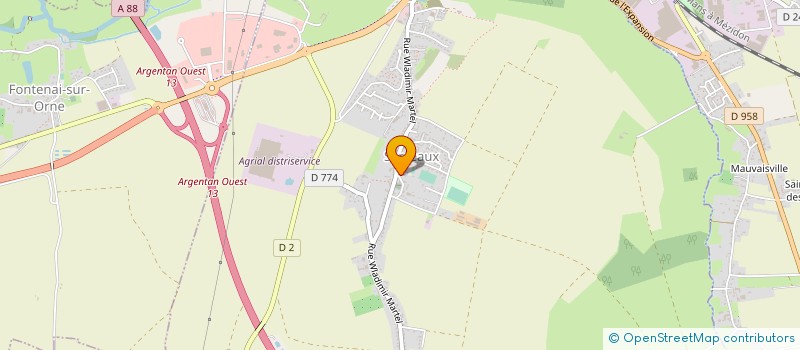 localisation de l'entreprise ASSOCIATION SPORTIVE SARCEAUX ESPOIR à SARCEAUX