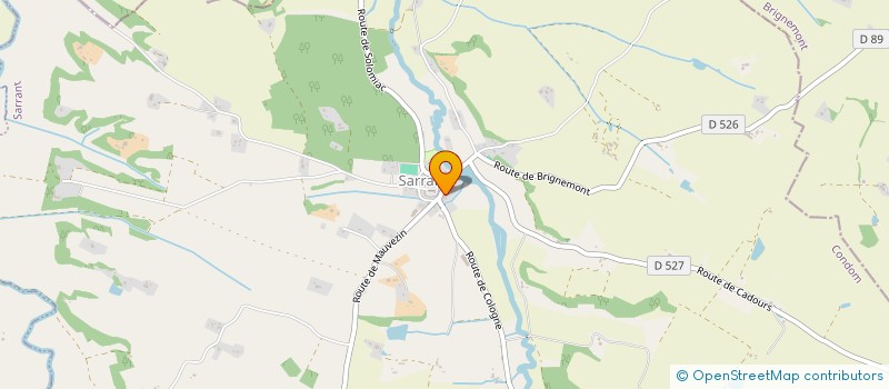 localisation de l'entreprise ASSOCIATION SPORTIVE SARRANTAISE  SARRANT