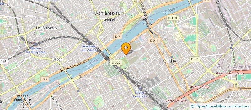 localisation de l'entreprise ASSOCIATION SPORTIVE SCOLAIRE à CLICHY