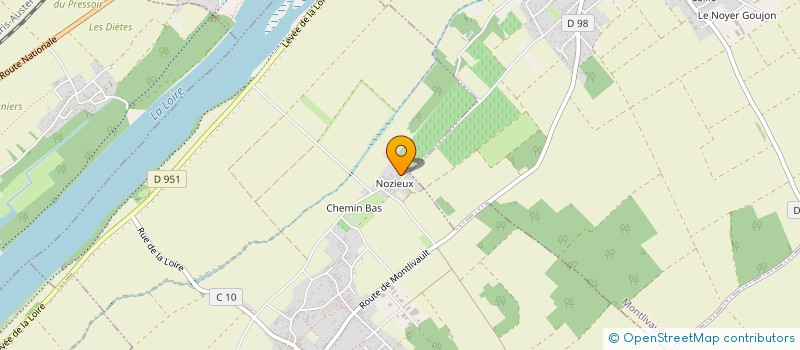 localisation de l'entreprise ASSOCIATION SPORTIVE SCOLAIRE  HUISSEAU SUR COSSON