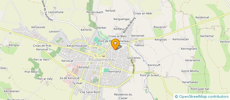localisation de l'entreprise ASSOCIATION SPORTIVE SCOLAIRE A L'ECOLE PRIMAIRE PUBLIQUE DE PLOUDALMEZEAU ( ASSEP PLOUDALMEZEAU )  PLOUDALMEZEAU