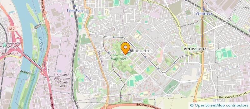 localisation de l'entreprise ASSOCIATION SPORTIVE SCOLAIRE ANATOLE FRANCE  VENISSIEUX