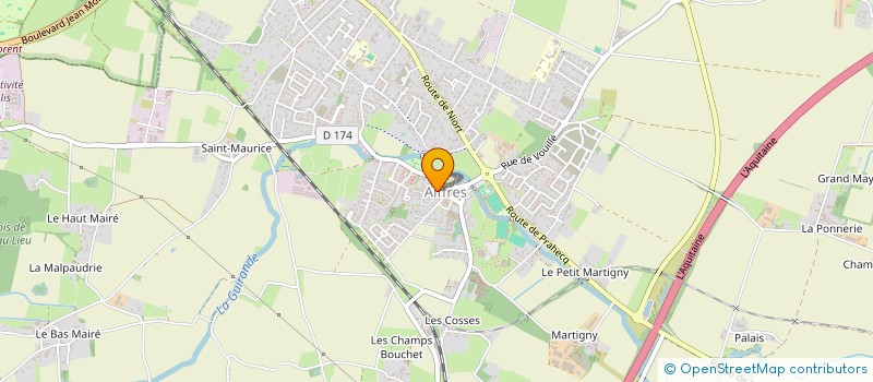 localisation de l'entreprise ASSOCIATION SPORTIVE SCOLAIRE D'AIFFRES  AIFFRES