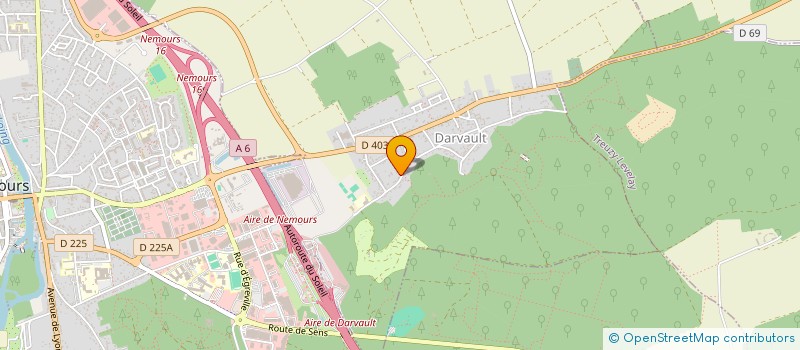 localisation de l'entreprise ASSOCIATION SPORTIVE SCOLAIRE DE DARVAULT  DARVAULT