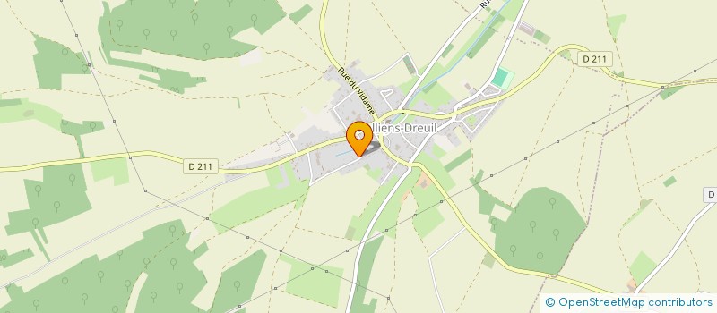 localisation de l'entreprise ASSOCIATION SPORTIVE SCOLAIRE DE L'ECOLE DE CLAIRY SAULCHOIX  CLAIRY-SAULCHOIX