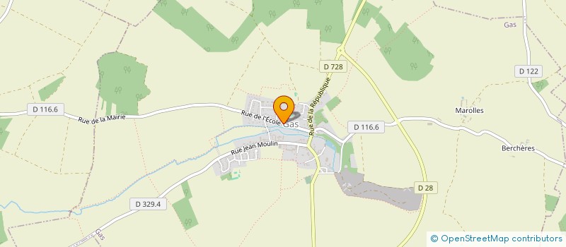 localisation de l'entreprise ASSOCIATION SPORTIVE SCOLAIRE DE L ECOLE PRIMAIRE DE GAS à GAS