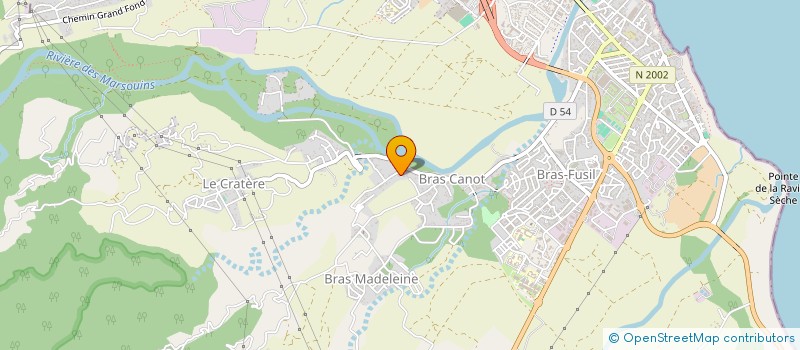localisation de l'entreprise ASSOCIATION SPORTIVE SCOLAIRE DE L'ECOLE PUBLIQUE MIXTE DE BRAS-FUSIL à SAINT-BENOIT