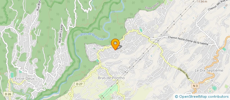 localisation de l'entreprise ASSOCIATION SPORTIVE SCOLAIRE DU BRAS DE PONTHO  LE TAMPON