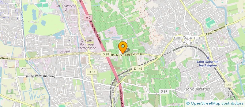 localisation de l'entreprise ASSOCIATION SPORTIVE SCOLAIRE DU COLLEGE DE VEDENE à VEDENE