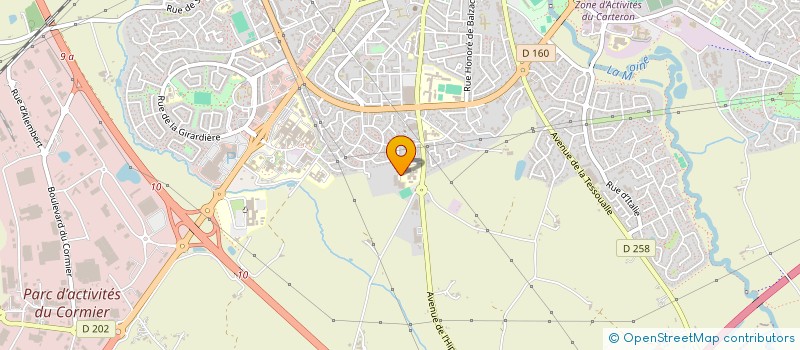 localisation de l'entreprise ASSOCIATION SPORTIVE SCOLAIRE DU COLLEGE JOACHIM DU BELLAY à CHOLET