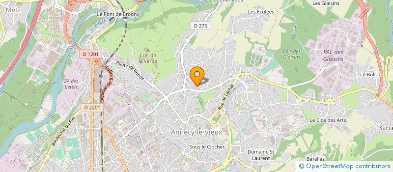 localisation de l'entreprise ASSOCIATION SPORTIVE SCOLAIRE DU COLLEGE LES BARATTES à ANNECY