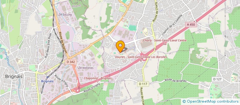 localisation de l'entreprise ASSOCIATION SPORTIVE SCOLAIRE DU GROUPE PAUL-FRANTZ à SAINT-GENIS-LAVAL