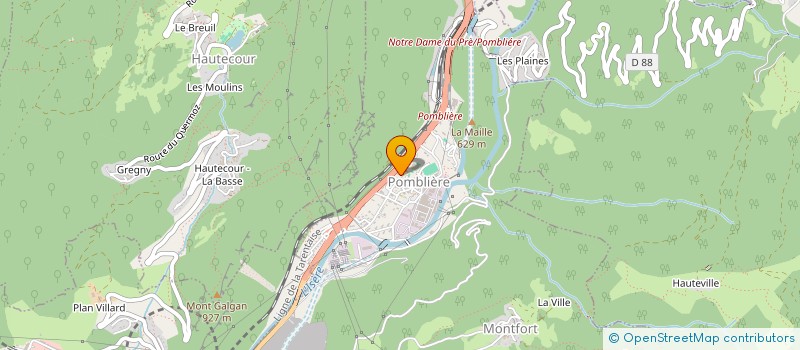 localisation de l'entreprise ASSOCIATION SPORTIVE SCOLAIRE ECOLE CHAT PERCHE  SAINT-MARCEL