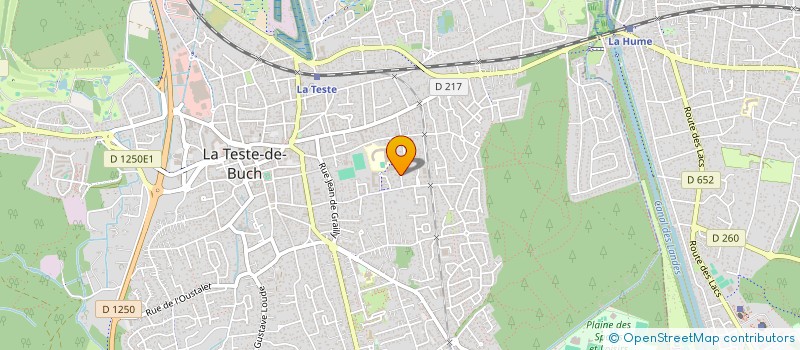 localisation de l'entreprise ASSOCIATION SPORTIVE SCOLAIRE L'ECUREUIL à LA TESTE-DE-BUCH