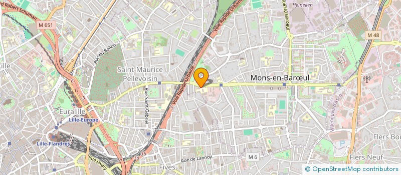 localisation de l'entreprise ASSOCIATION SPORTIVE SCOLAIRE LACORDAIRE  MONS-EN-BARUL