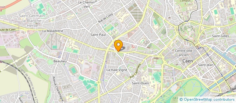 localisation de l'entreprise ASSOCIATION SPORTIVE SCOLAIRE SERVIAM à CAEN