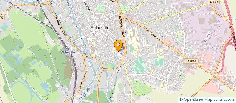 localisation de l'entreprise ASSOCIATION SPORTIVE SCOLAIRE U.S.E.P. à ABBEVILLE
