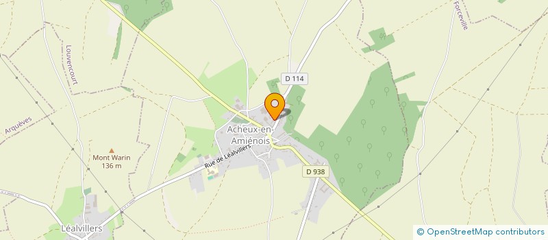 localisation de l'entreprise ASSOCIATION SPORTIVE SCOLAIRE USEP à ACHEUX-EN-AMIENOIS