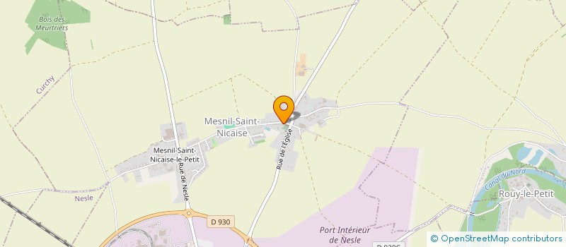 localisation de l'entreprise ASSOCIATION SPORTIVE SCOLAIRE USEP DE L'ECOLE DE MESNIL SAINT-NICAISE  MESNIL-SAINT-NICAISE