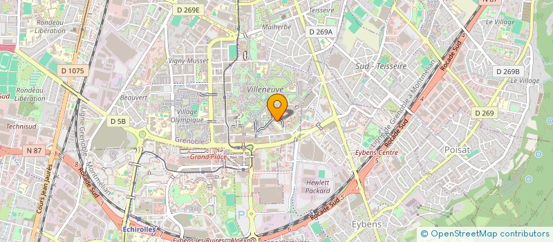 localisation de l'entreprise ASSOCIATION SPORTIVE SCOLAIRE USEP DE L'ECOLE PRIMAIRE DES TREMBLES GRENOBLE à GRENOBLE