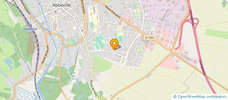 localisation de l'entreprise ASSOCIATION SPORTIVE SCOLAIRE USEP ECOLE DE PICARDIE à ABBEVILLE