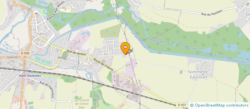 localisation de l'entreprise ASSOCIATION SPORTIVE SCOLAIRE USEP MARIE CURIE  HAM