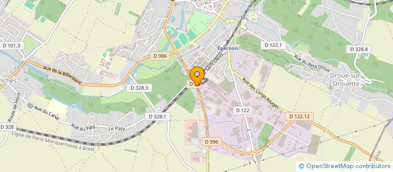 localisation de l'entreprise ASSOCIATION SPORTIVE SEALED AIR SA à EPERNON