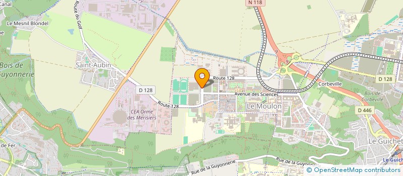 localisation de l'entreprise ASSOCIATION SPORTIVE SERVIER SACLAY à GIF-SUR-YVETTE
